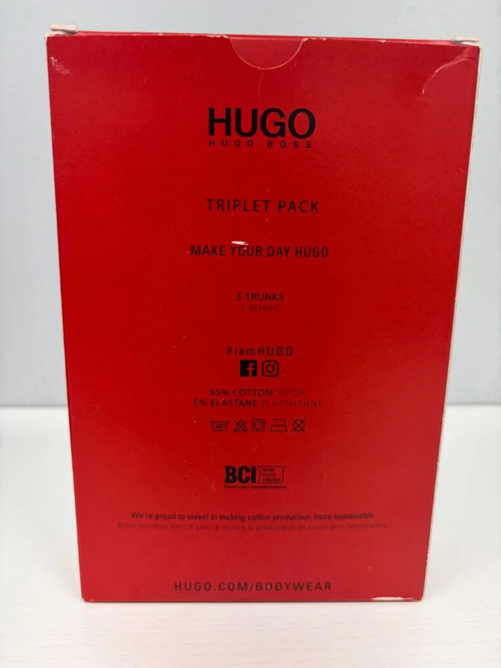 Hugo Boss Trunk 3 Pack White